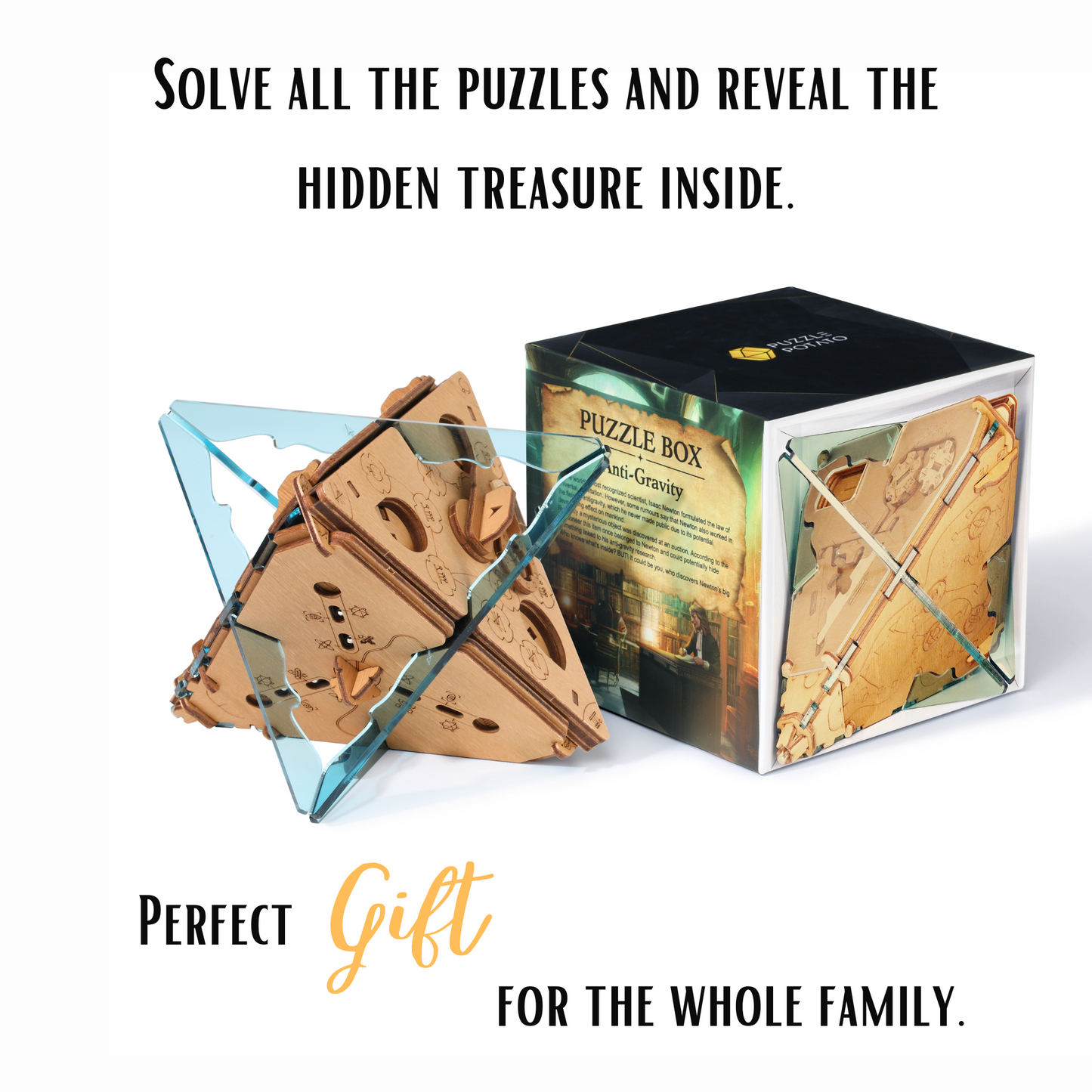 Puzzle Potato - Anti-Gravity - Escape Room Game - Puzzle Box