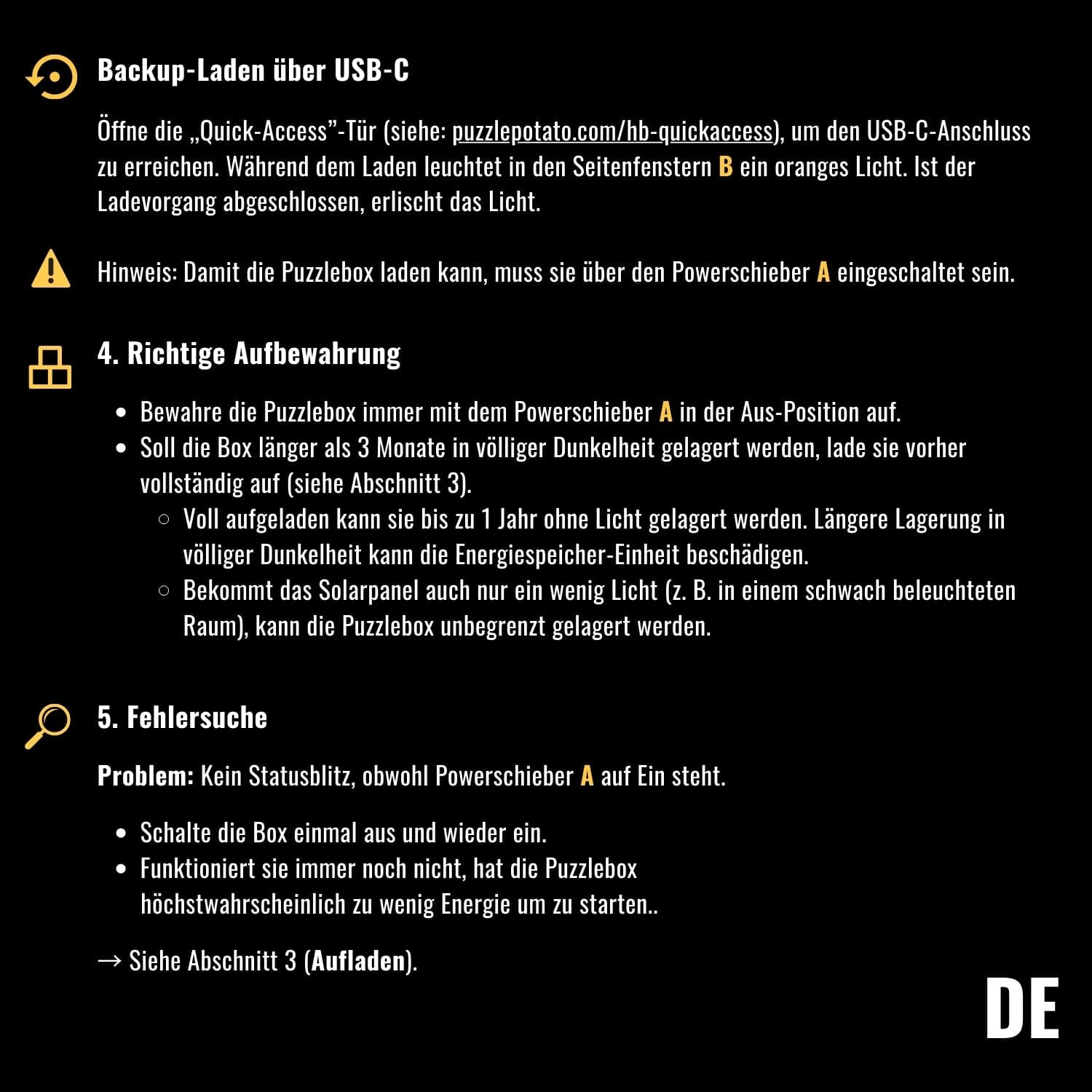 Mode d'emploi Houdini Box, Deutsch, page 2