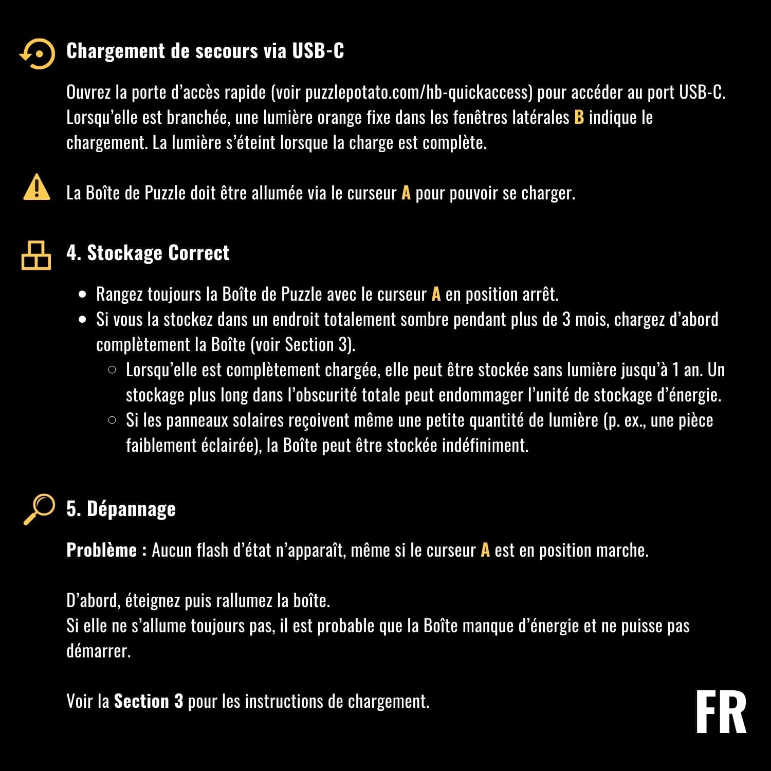 Mode d'emploi Houdini Box, Français, page 2
