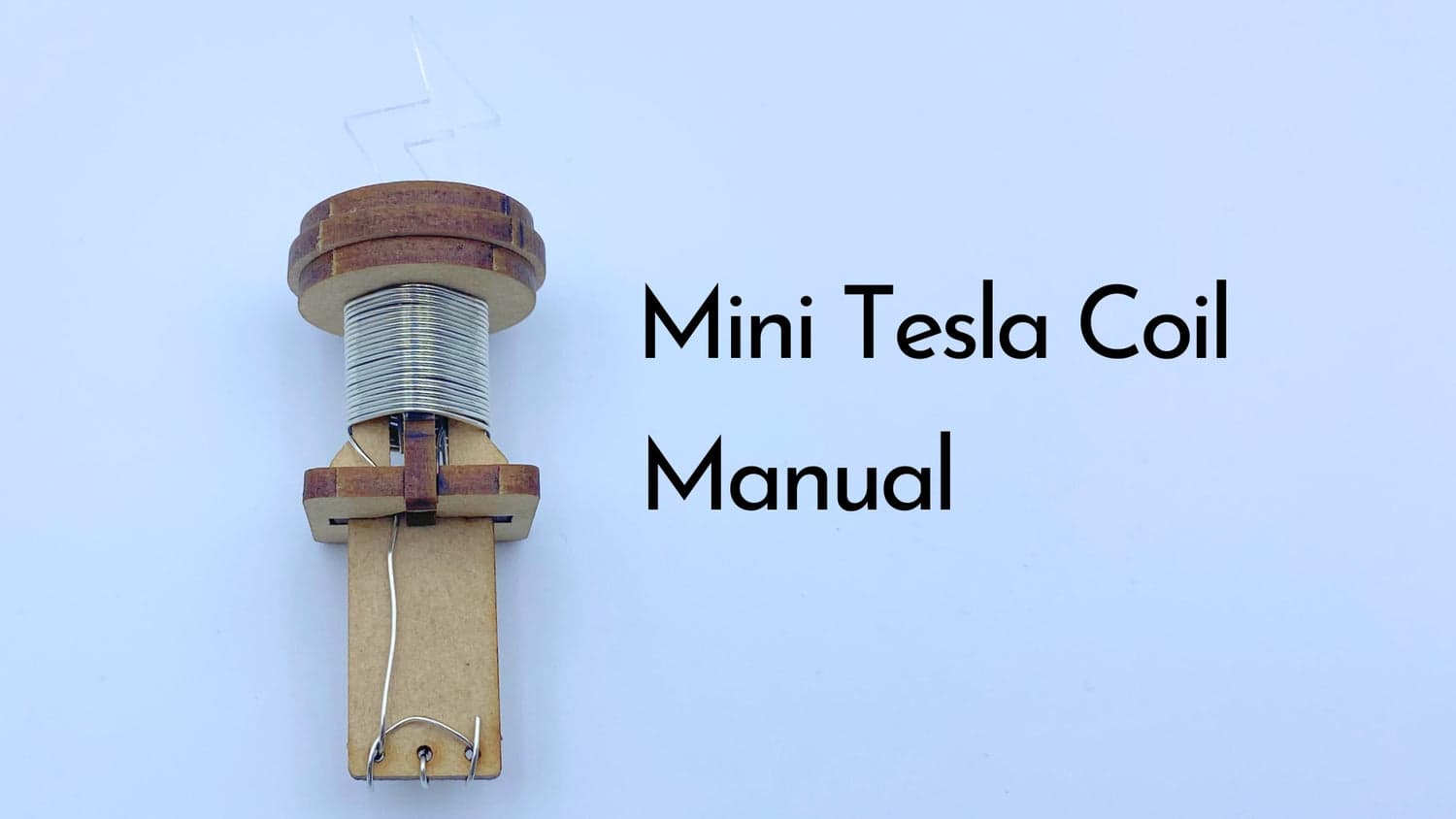 The finished Mini Tesla Coil